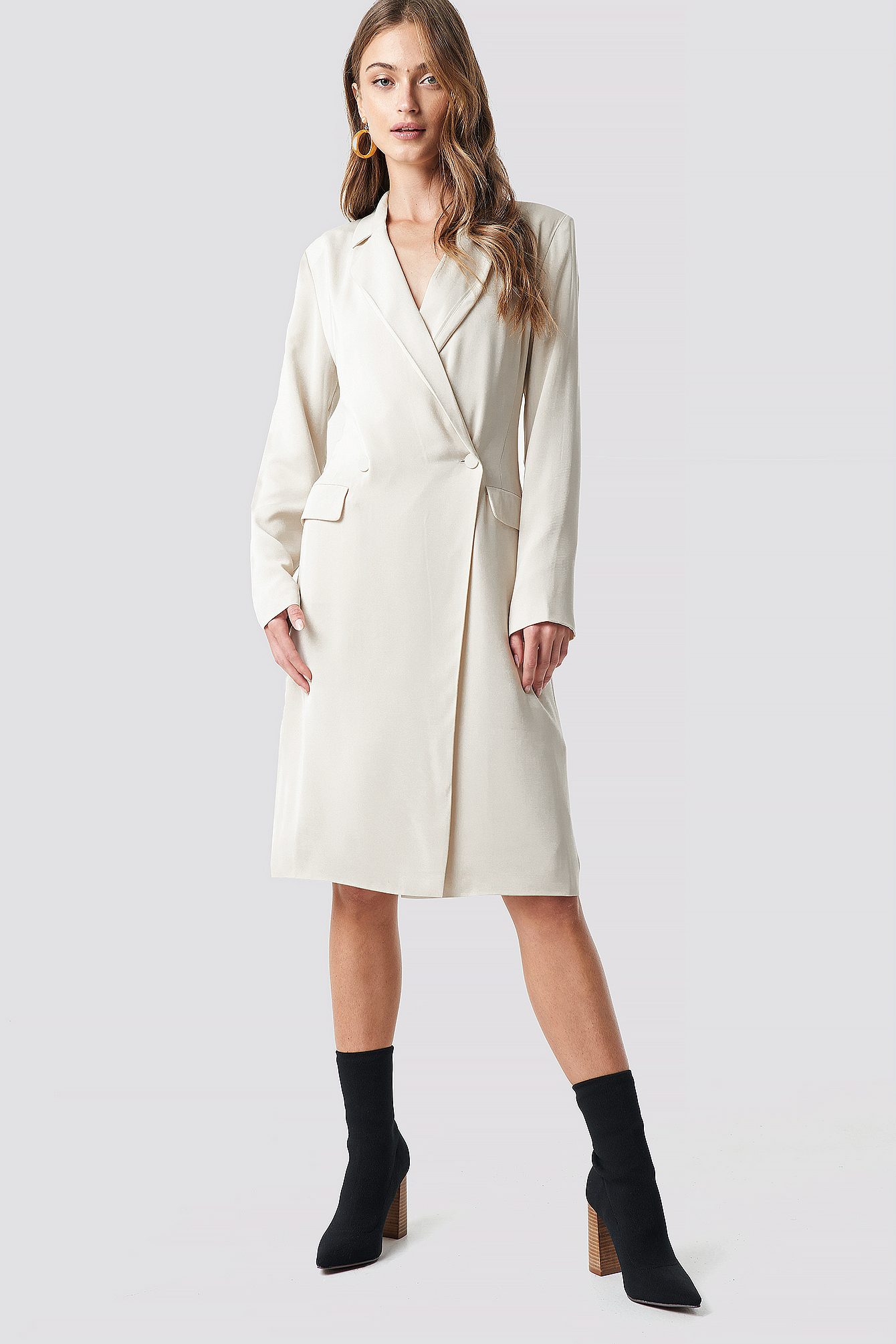 robe blazer midi
