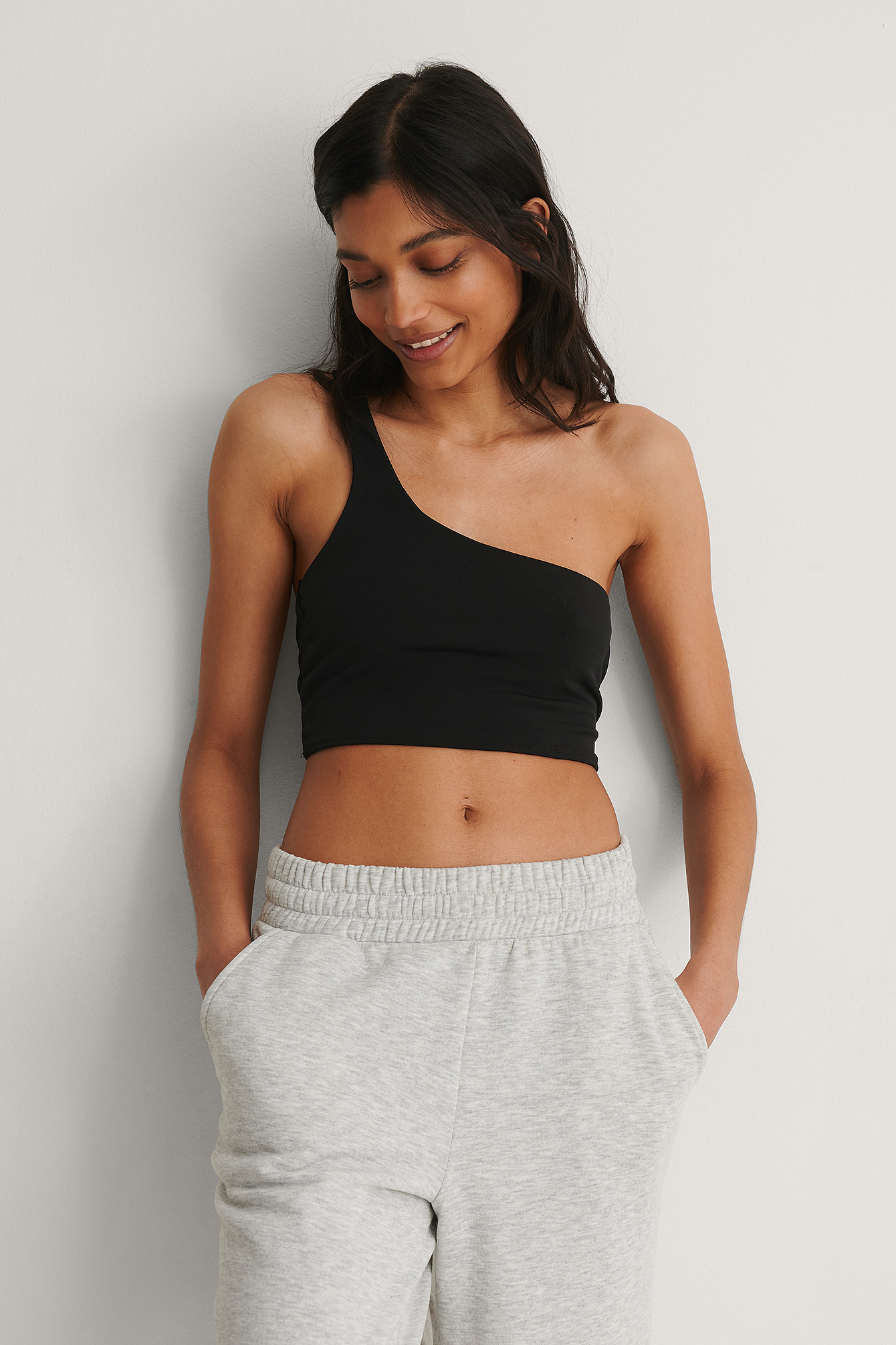 one strap crop top
